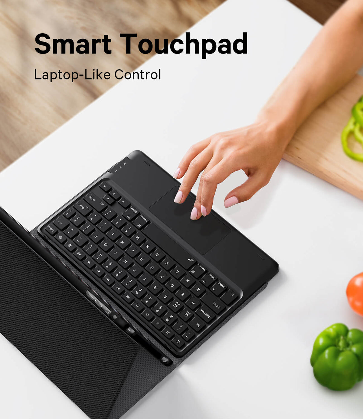 CHESONA Step Series Keyboard Case for iPad 6/5th gen & iPad Air 2 & iPad Pro 9.7"