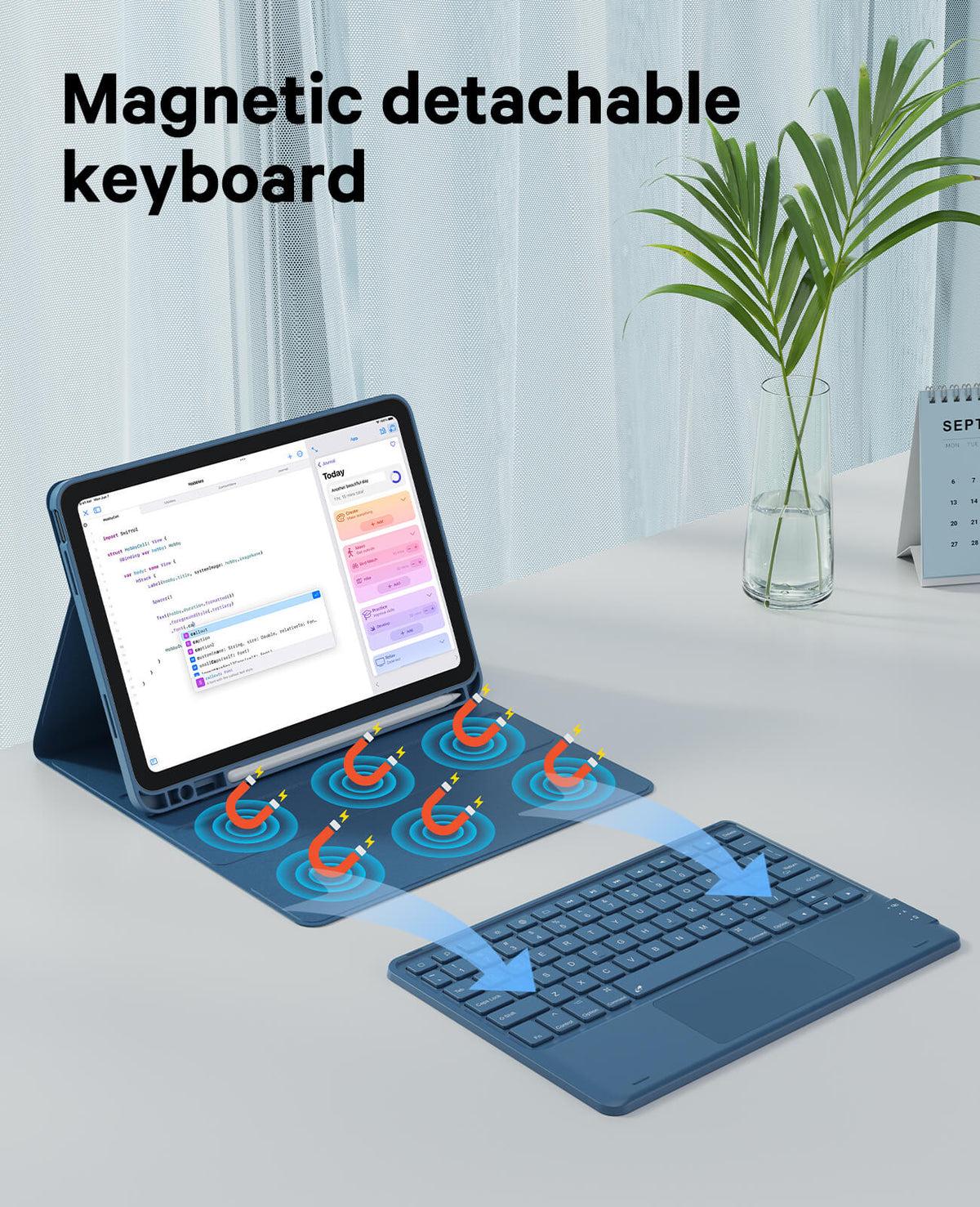 CHESONA Step Series Keyboard Case for iPad 10th 10.9''