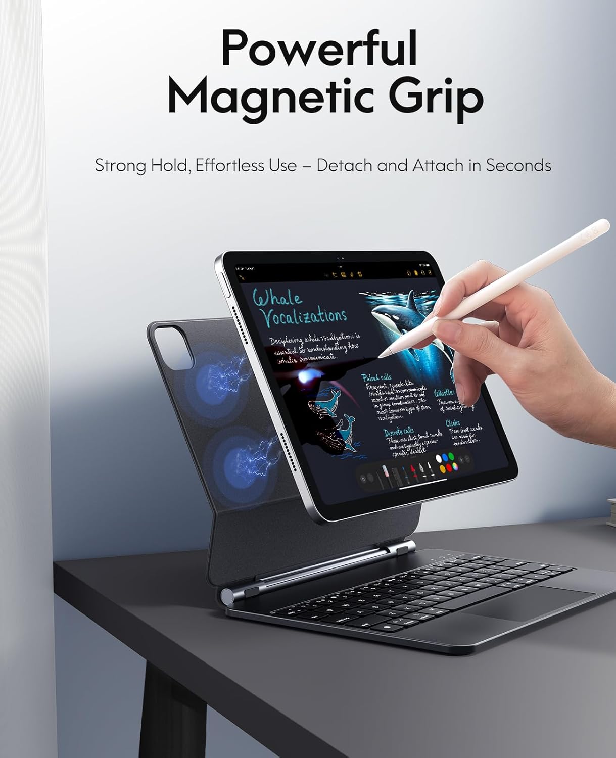 CHESONA Cloud Series Keyboard Case for iPad Pro 11'' (4th/3rd/2nd/1st Gen)