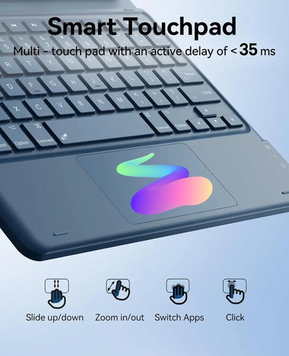 CHESONA Step Series Keyboard Case for iPad Pro 11" 4th/3rd/2nd/1st Gen/Air 10.9"
