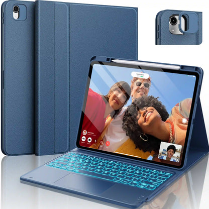 CHESONA Step Series Keyboard Case for iPad Pro 12.9" 6/5/4/3th, for iPad Air 13" M3/M2