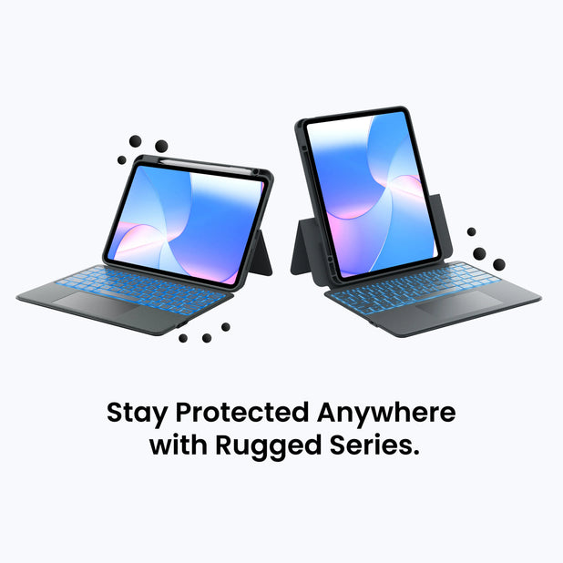 CHESONA Rugged Series Keyboard Case for iPad Pro 11'' (M4, 2024)