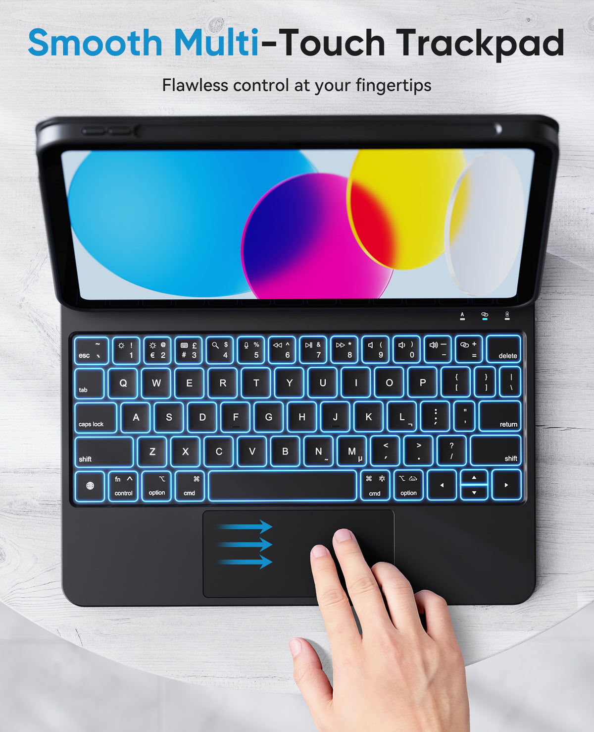 CHESONA Cloud 2 Detachable Keyboard Case for iPad 11th (A16, 2025)