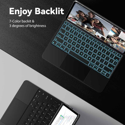 CHESONA Cloud Series Keyboard Case for iPad Pro 12.9'' （6th/5th/4th/3rd Gen）