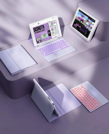 CHESONA Step Series Keyboard Case for iPad 6/5th gen & iPad Air 2 & iPad Pro 9.7"