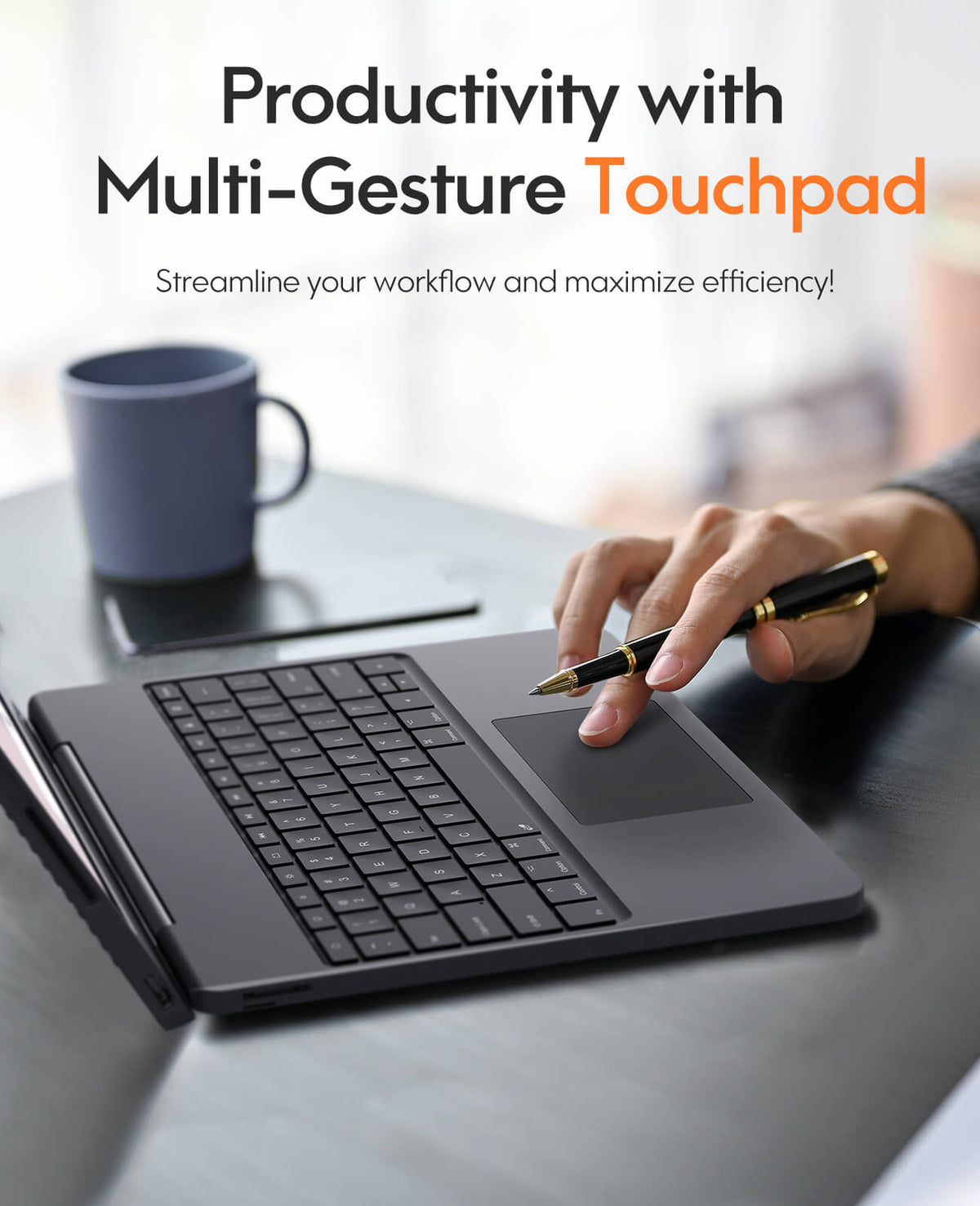 CHESONA ArmorDock Series Keyboard Case for iPad Pro 12.9" 6/5/4/3th