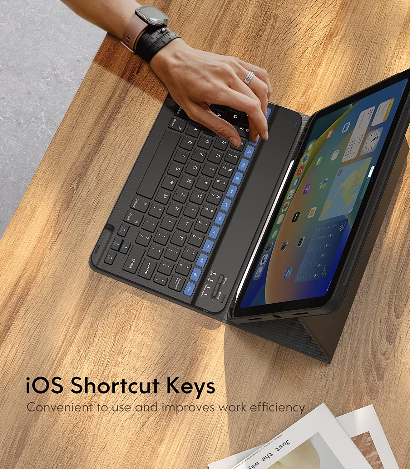 CHESONA Keyboard Case For iPad 10th 2022