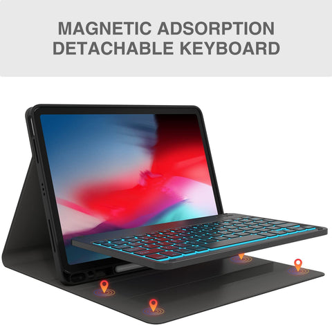 CHESONA Detachable Keyboard for iPad Air / iPad Pro 11 Inch