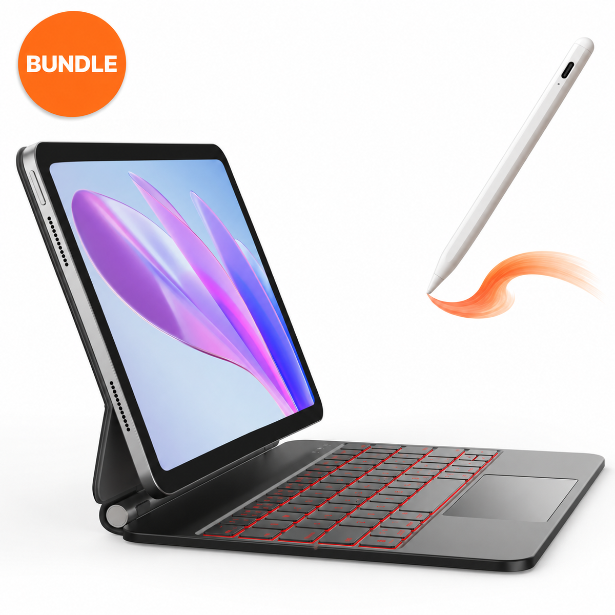 iPad 11th Gen (A16, 2025) – CHESONA Cloud 1 Keyboard Case Stylus Bundle