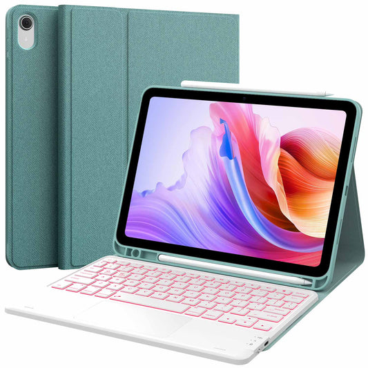 CHESONA Step Series Keyboard Case for iPad 10th 10.9'' (Green)