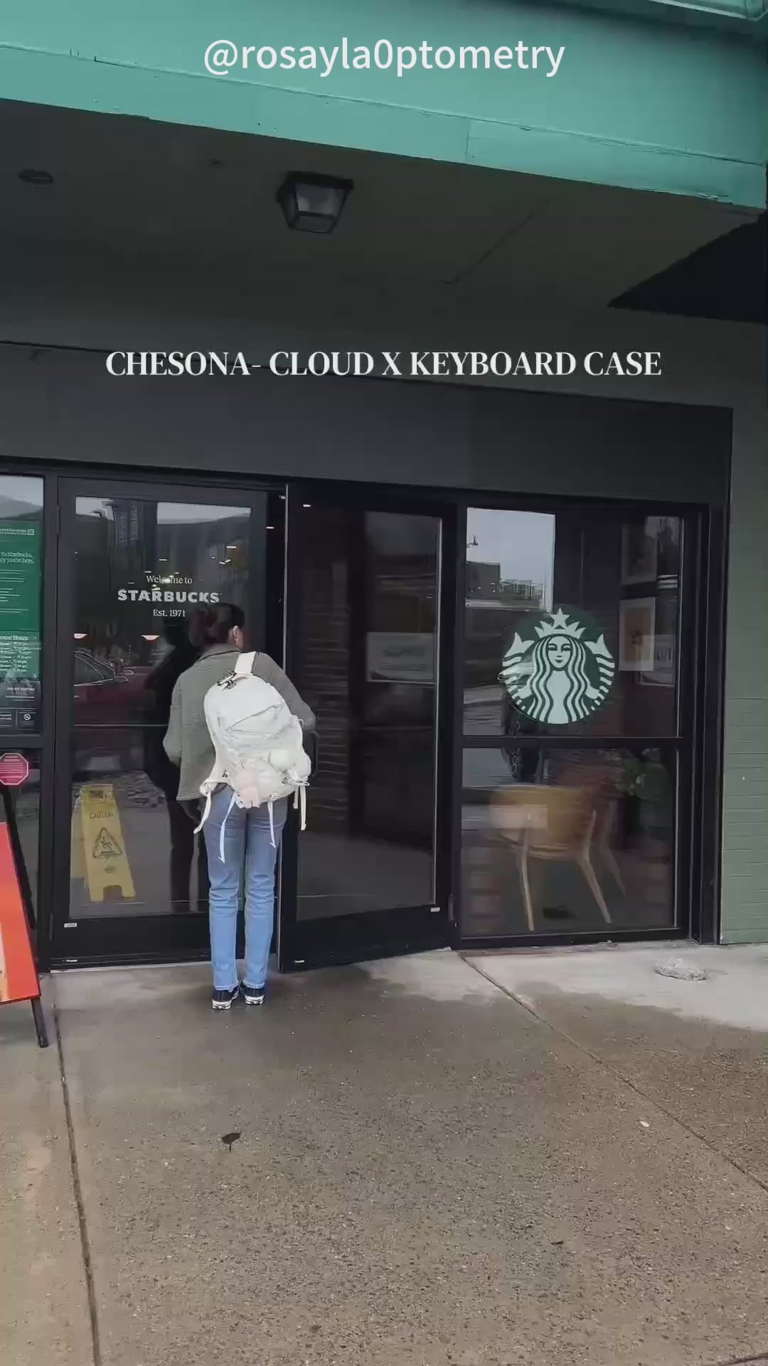 Creator demonstration of the CHESONA Cloud X iPad keyboard case.