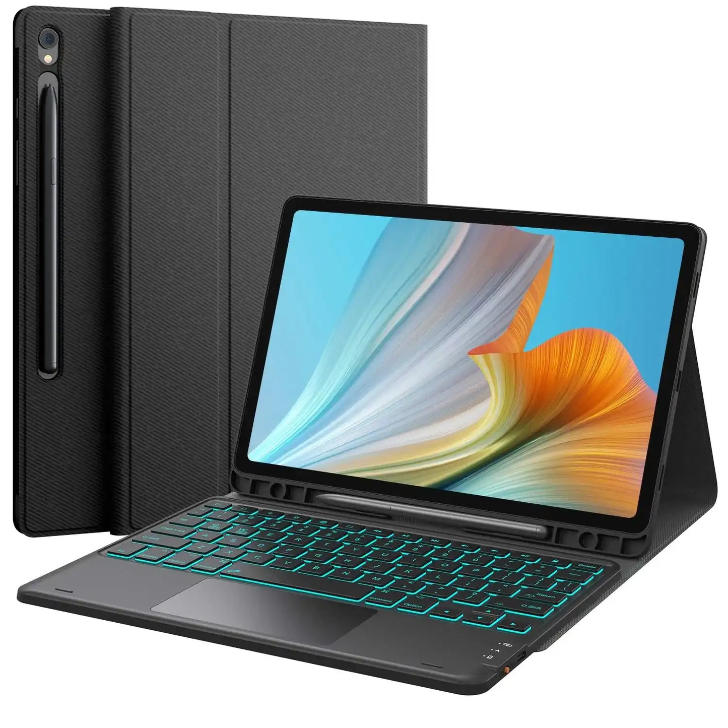CHESONA Step Series Keyboard Case for Samsung Galaxy Tab S9 FE/S9 11 inch
